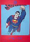 Andy Warhol Canvas Paintings - Superman